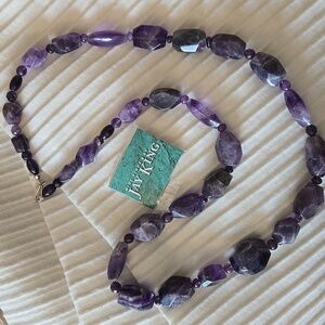 Jay King Mine Finds Amethyst Faceted Bead Necklace